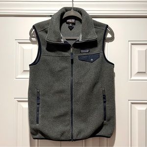 Patagonia Grey Synchilla Fleece Vest XS